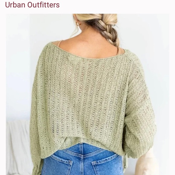 Lumiere Open Knit Sweater Medium - Picture 4 of 9